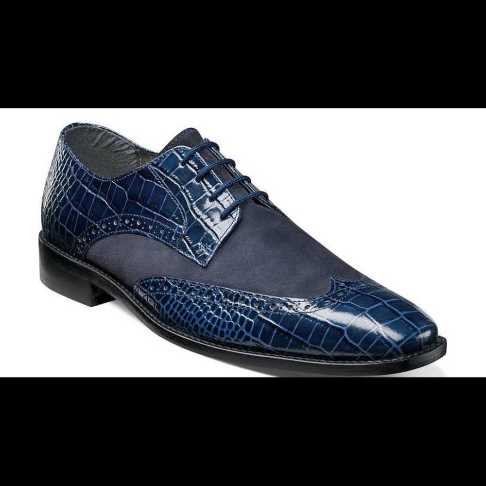 Stacy Adams Arturo Men's Blue Oxford